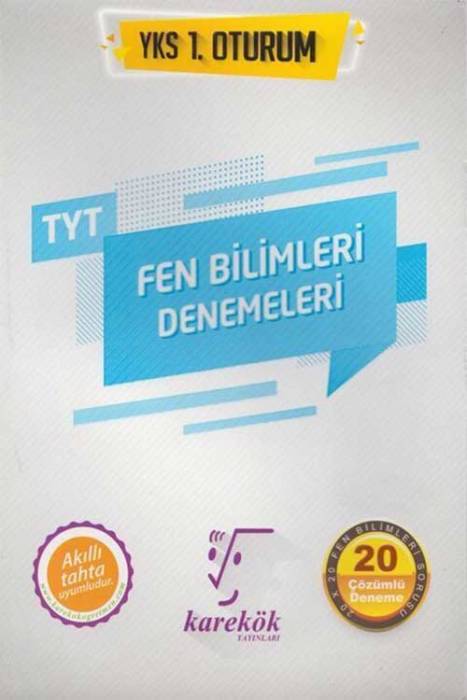 Karekök YKS TYT Fen Bilimleri 20 Deneme Çözümlü Karekök Yayınları