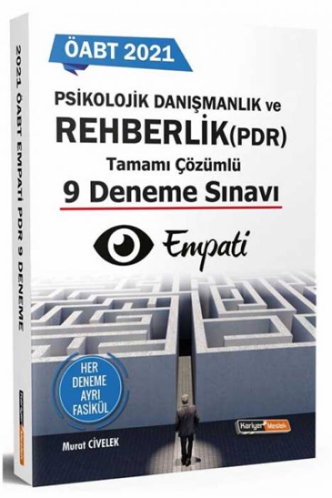 Kariyer Meslek 2021 ÖABT Empati Psikolojik Danışmanlık ve Rehberlik Tamamı Çözümlü 9 Fasikül 