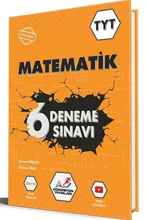 Kondisyon 2021 TYT Matematik 6 Deneme Sınavı Kondisyon Yayınları