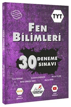 Kondisyon YKS TYT Fen Bilimleri 30 Deneme Sınavı Kondisyon Yayınları