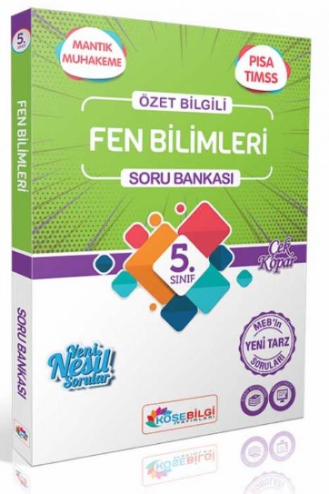 Köşebilgi 5. Sınıf Konu Özetli Fen Bilimleri Soru Bankası Köşebilgi Yayınları