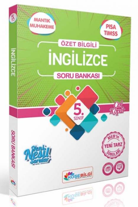 Köşebilgi 5. Sınıf Konu Özetli İngilizce Soru Bankası Köşebilgi Yayınları