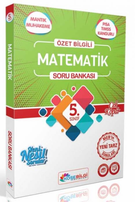 Köşebilgi 5. Sınıf Konu Özetli Matematik Soru Bankası Köşebilgi Yayınları