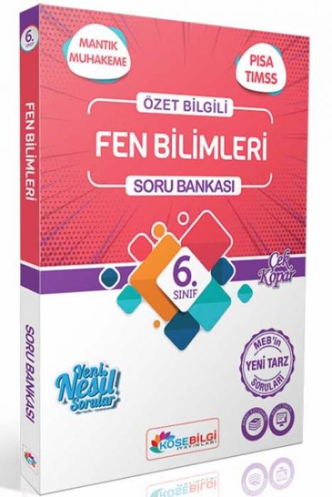 Köşebilgi 6. Sınıf Konu Özetli Fen Bilimleri Soru Bankası Köşebilgi Yayınları