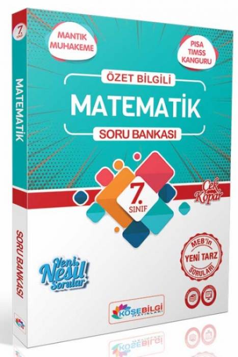 Köşebilgi 7. Sınıf Konu Özetli Matematik Soru Bankası Köşebilgi Yayınları