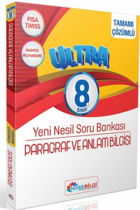 KöşeBilgi 8. Sınıf Paragraf ve Anlam Bilgisi Soru Bankası KöşeBilgi Yayınları