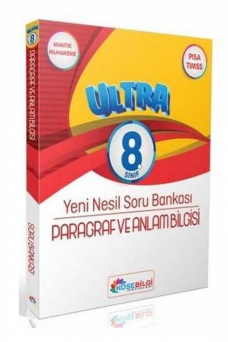 KöşeBilgi 8. Sınıf Paragraf ve Anlam Ultra Soru Bankası KöşeBilgi Yayınları