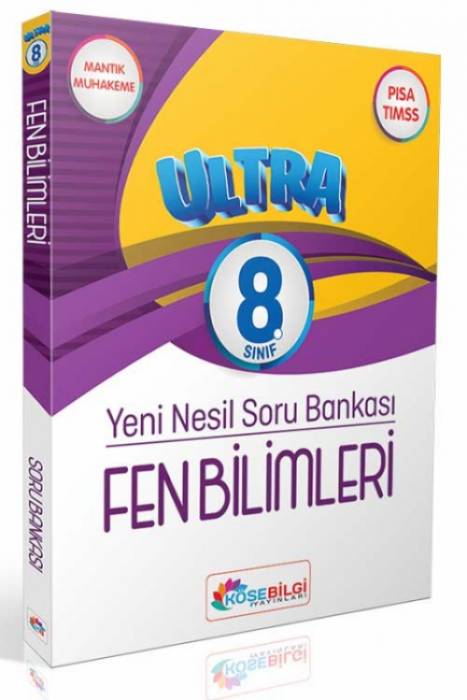 Köşebilgi 8. Sınıf Ultra Fen Bilimleri Soru Bankası Köşebilgi Yayınları