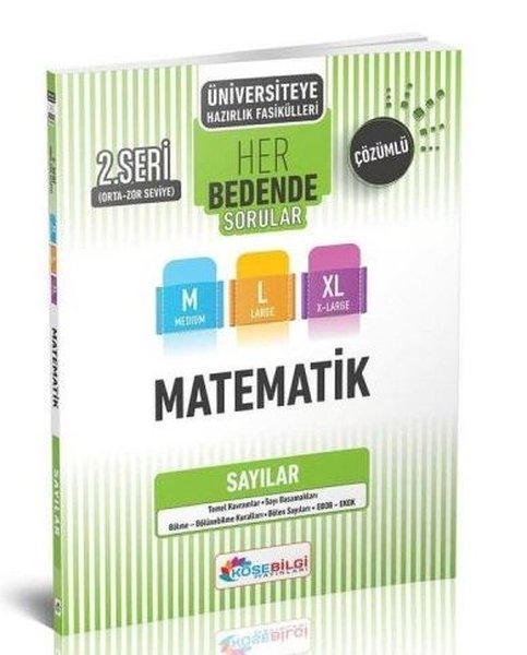 KöşeBilgi Yayınları Üniversiteye Hazırlık Matematik Her Bedende Sorular 2. Seri Sayılar KöşeBilgi Yayınları