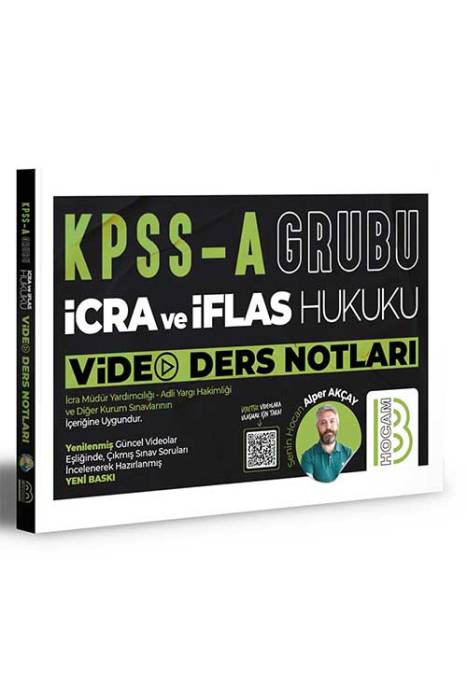 KPSS A Grubu İcra ve İflas Hukuku Video Ders Notları Benim Hocam Yayınları