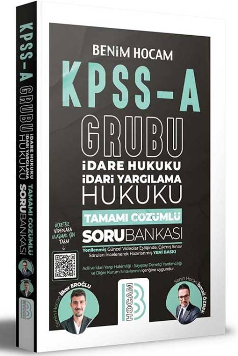 KPSS A Grubu İdare Hukuku İdari Yargılama Hukuku Tamamı Çözümlü Soru Bankası Benim Hocam Yayınları