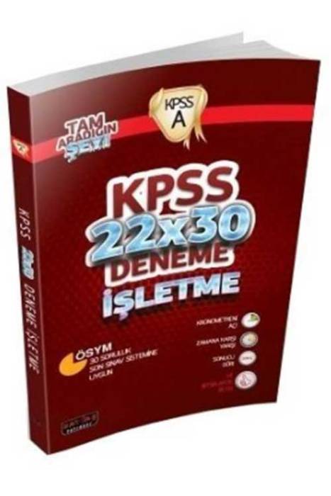 KPSS A Grubu İşletme 22x30 Deneme Savaş Yayınları