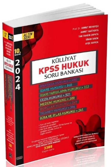 KPSS A Grubu Külliyat Hukuk Soru Bankası 10. Baskı Savaş Yayınları