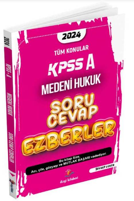 KPSS A Medeni Hukuk Soru Cevap Ezberler Dizgi Kitap Yayınları