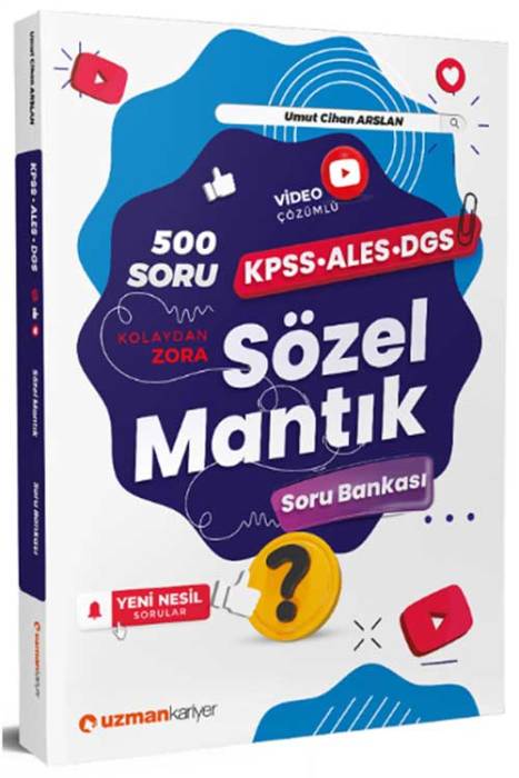 KPSS ALES DGS Sözel Mantık Soru Bankası Çözümlü Uzman Kariyer Yayınları