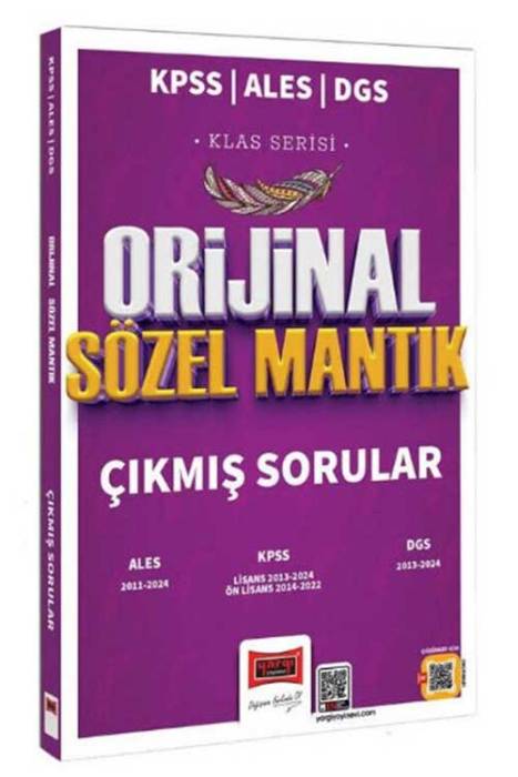 KPSS ALES DGS Sözel Mantık Orijinal Çıkmış Sorular Klas Serisi Yargı Yayınları