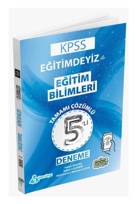 KPSS Eğitim Bilimleri Eğitimdeyiz ile 5 Deneme Çözümlü Sınıfçının Sesi TV