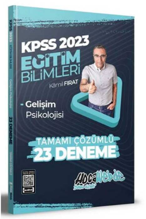 2023 KPSS Eğitim Bilimleri Gelişim Psikolojisi Tamamı Çözümlü 23 Deneme Sınavı Hocawebde Yayınları