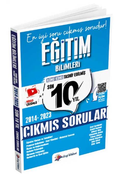 KPSS Eğitim Bilimleri Konularına Göre Son 10 Yıl Çıkmış Sorular Video Çözümlü Dizgi Kitap Yayınları