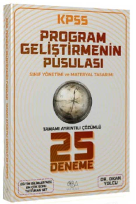 KPSS Eğitim Bilimleri Program Geliştirme 25 Deneme Çözümlü CBA Yayınları