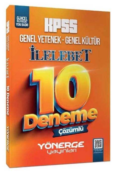 2024 KPSS Genel Yetenek Genel Kültür İLELEBET 10 Deneme Dijital Çözümlü Yönerge Yayınları