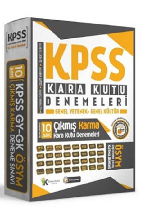 KPSS Genel Yetenek Genel Kültür Kara Kutu Çıkmış Sorulardan 10 Deneme İnformal Yayınları