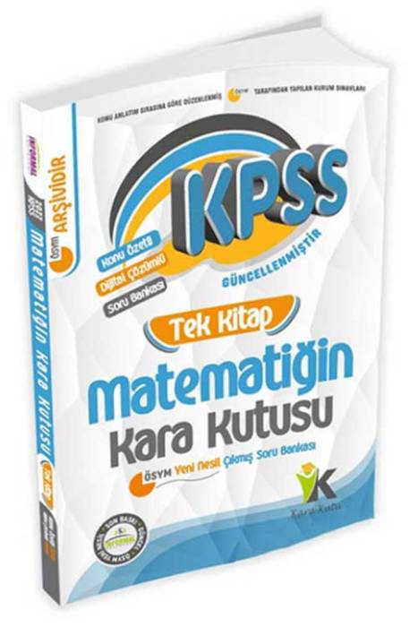 KPSS Matematiğin Kara Kutusu Tek Kitap Konu Özetli Dijital Çözümlü Çıkmış Soru Bankası İnformal Yayınları