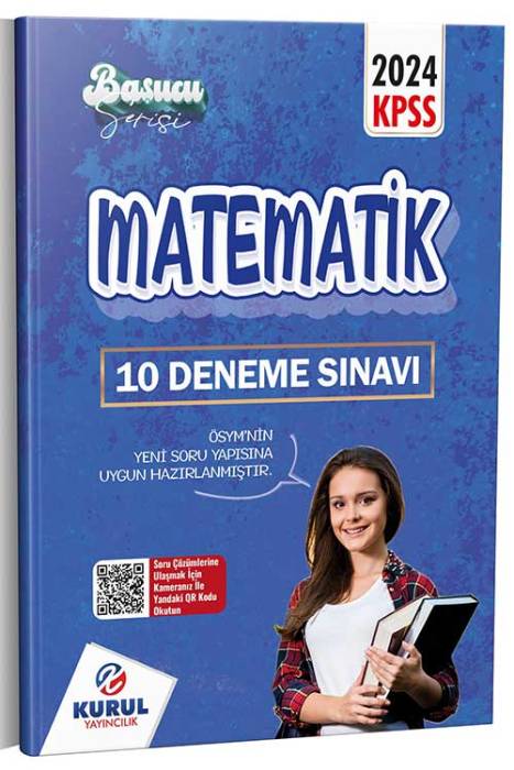 2024 KPSS Başucu Serisi Matematik Çözümlü 10 Deneme Sınavı Kurul Yayıncılık