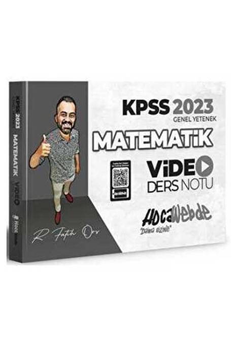 2023 KPSS Matematik Video Ders Notu Hocawebde Yayınları