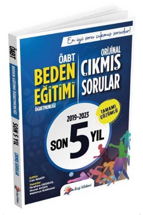 ÖABT Beden Eğitimi Öğretmenliği Son 5 Yıl Çıkmış Sorular Video Çözümlü Dizgi Kitap Yayınları