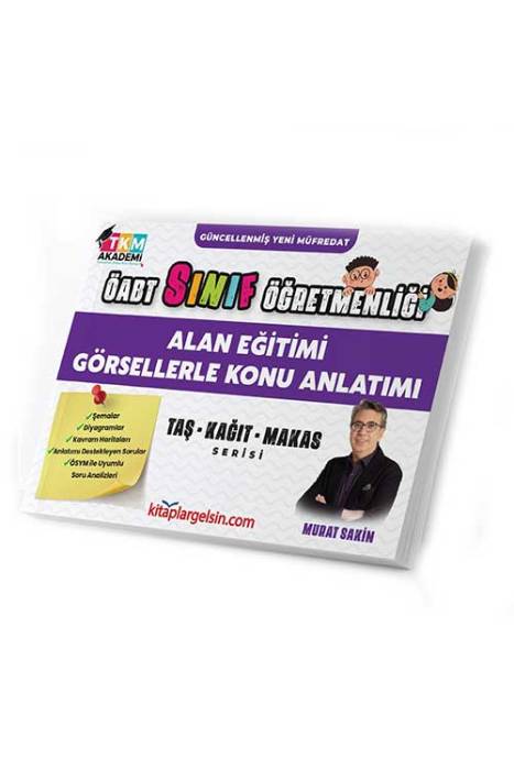 KPSS ÖABT Sınıf Öğretmenliği Alan Eğitimi Detaylı Konu Anlatım Kitabı TKM Akademi Yayınları