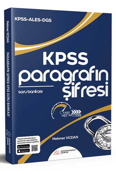 KPSS Paragrafın Şifresi Soru Bankası Paragrafın Şifresi Yayınları