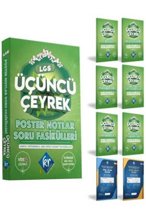 KR Akademi 8. Sınıf LGS Poster Notlar Soru Fasikülleri Üçüncü Çeyrek KR Akademi Yayınları