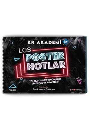 KR Akademi LGS İnkılâp Tarihi ve Atatürkçülük Din Kültürü ve Ahlak Bilgisi Poster Notları KR Akademi Yayınları