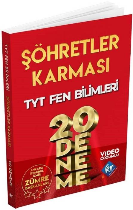 KR Akademi YKS TYT Fen Bilimleri Şöhretler Karması 20 Deneme KR Akademi Yayınları