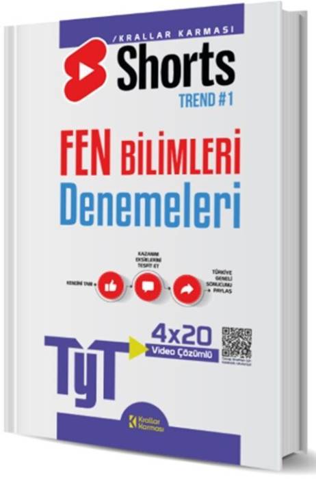 Krallar Karması TYT Fen Bilimleri 4 x 20 Shorts Deneme