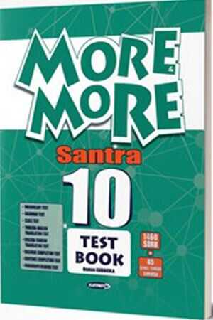 Kurmay 10. Sınıf New More More English Santra Test Book Kurmay Yayınları