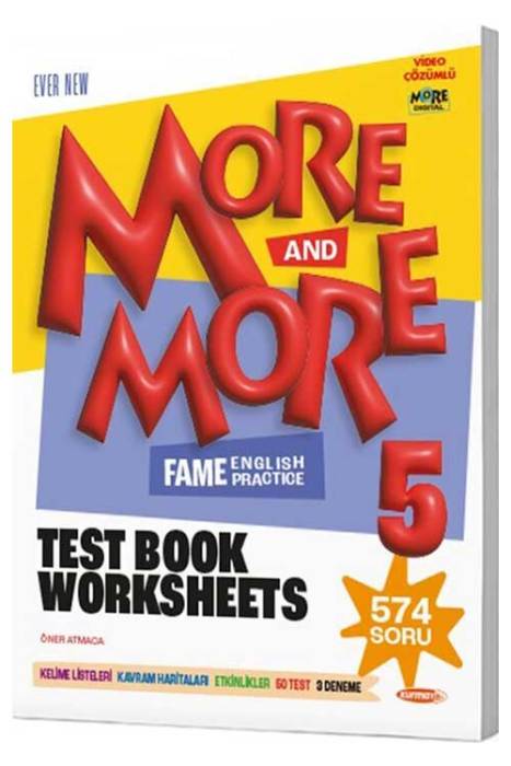 Kurmay 5. Sınıf New More More English Fenomen Test Book Kurmay Yayınları