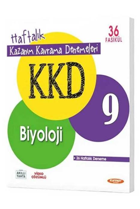 Kurmay ELT 9. Sınıf Biyoloji KKD Haftalık Kazanım Kavrama Denemeleri Kurmay ELT Yayınları