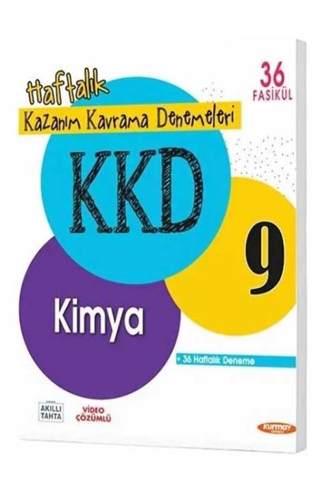 Kurmay ELT 9. Sınıf Kimya KKD Haftalık Kazanım Kavrama Denemeleri Kurmay ELT Yayınları