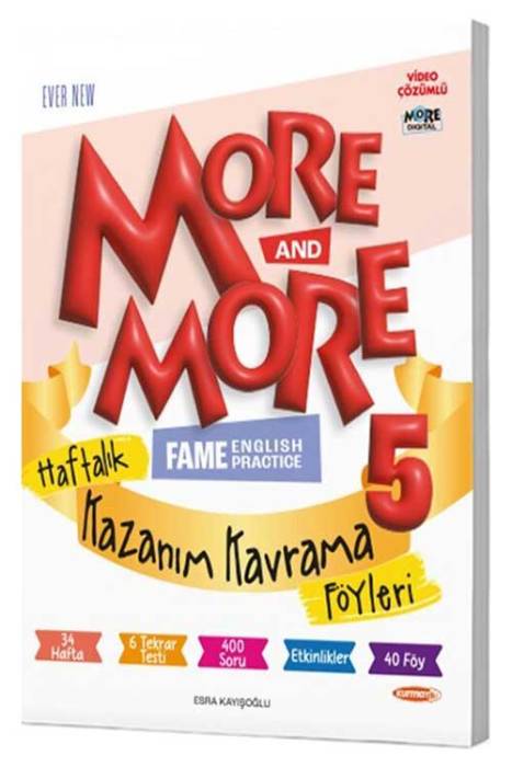 Kurmay ELT More and More English 5 Haftalık Kazanım Kavrama Föyleri Kurmay ELT Yayınları