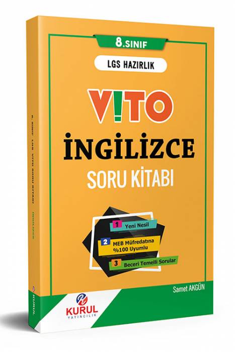 Kurul 2022 LGS Vito İngilizce Soru Kitabı Kurul Yayıncılık