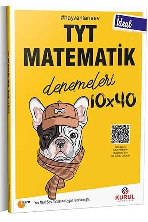 Kurul TYT İdeal 10x40 Matematik Denemeleri QR Kod Çözümlü Kurul Yayıncılık