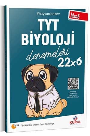 Kurul TYT İdeal 22x6 Biyoloji Denemeleri QR Kod Çözümlü Kurul Yayıncılık