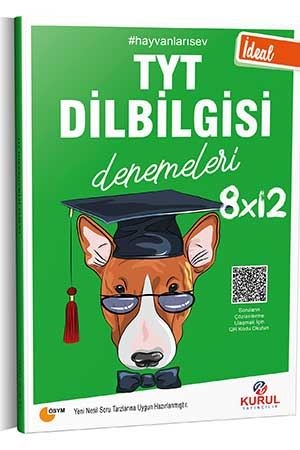 Kurul TYT İdeal 8x12 Dil Bilgisi Denemeleri QR Kod Çözümlü Kurul Yayıncılık