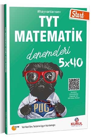 Kurul TYT Start 5x40 Matematik Denemeleri QR Kod Çözümlü Kurul Yayıncılık