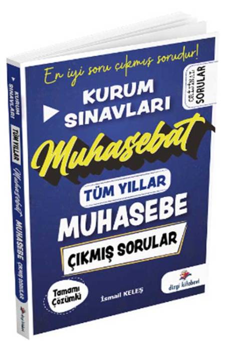 Kurum Sınavları Muhasebe Muhasebat Tüm Yıllar Çıkmış Sorular Çözümlü Dizgi Kitap Yayınları