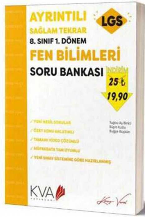 Koray Varol 8. Sınıf LGS 1. Dönem Fen Bilimleri Ayrıntılı Sağlam Tekrar Soru Bankası Koray Varol Yayınları