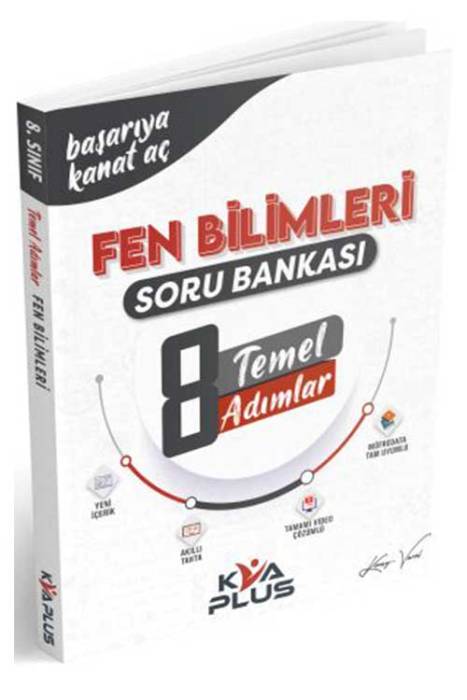 KVA 8. Sınıf LGS Fen Bilimleri Temel Adımlar Soru Bankası KVA Yayınları