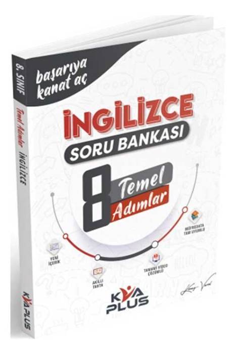 KVA 8. Sınıf LGS İngilizce Temel Adımlar Soru Bankası KVA Yayınları